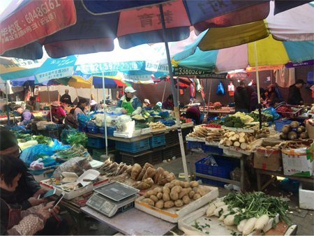 中国のスーパーマーケット市場の画像